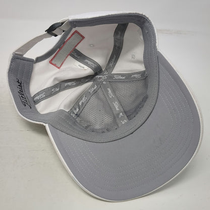 Titleist Baseball Cap White One Size Pro V1 FootJoy Adjustable Slideback hat