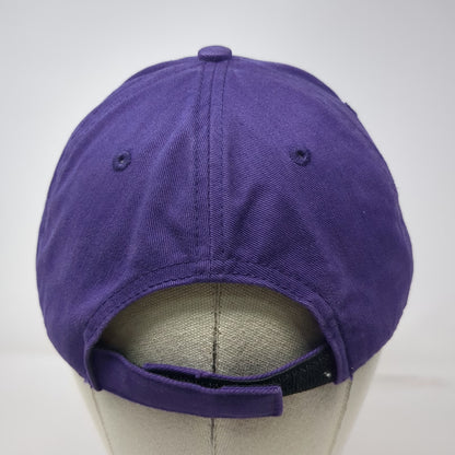 Minnesota Vikings NFL Team Apparel Hat Purple OSFM Strapback Embroidered Logo