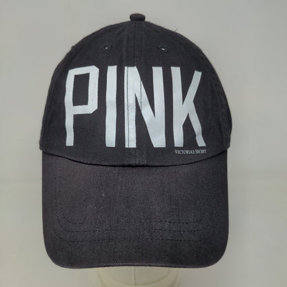 PINK Victoria's Secret Women's Slideback Hat Black Size OS Graphic Logo