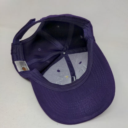 Iclo's Arquitectura & Interiorismo Strapback Hat Purple One Size Embroidered