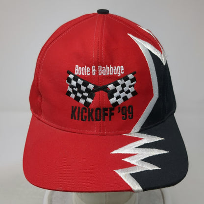 Kati Baseball Cap Red Black One Size Boole Babbage Kickoff 99 Checkered Flag Hat