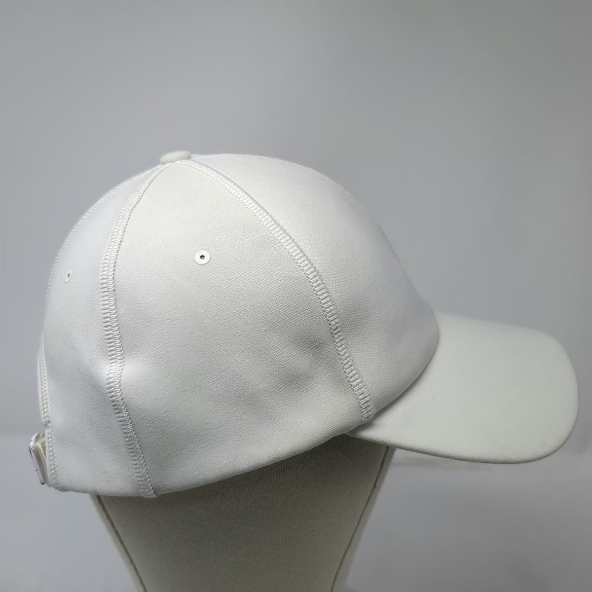 Lululemon Baseball Cap White One Size Performance Reflective Adjustable Hat