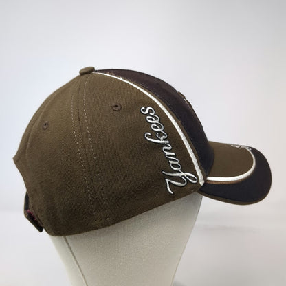 New York Yankees MLB Twins Enterprise Brown One Size Baseball Cap Script Hat