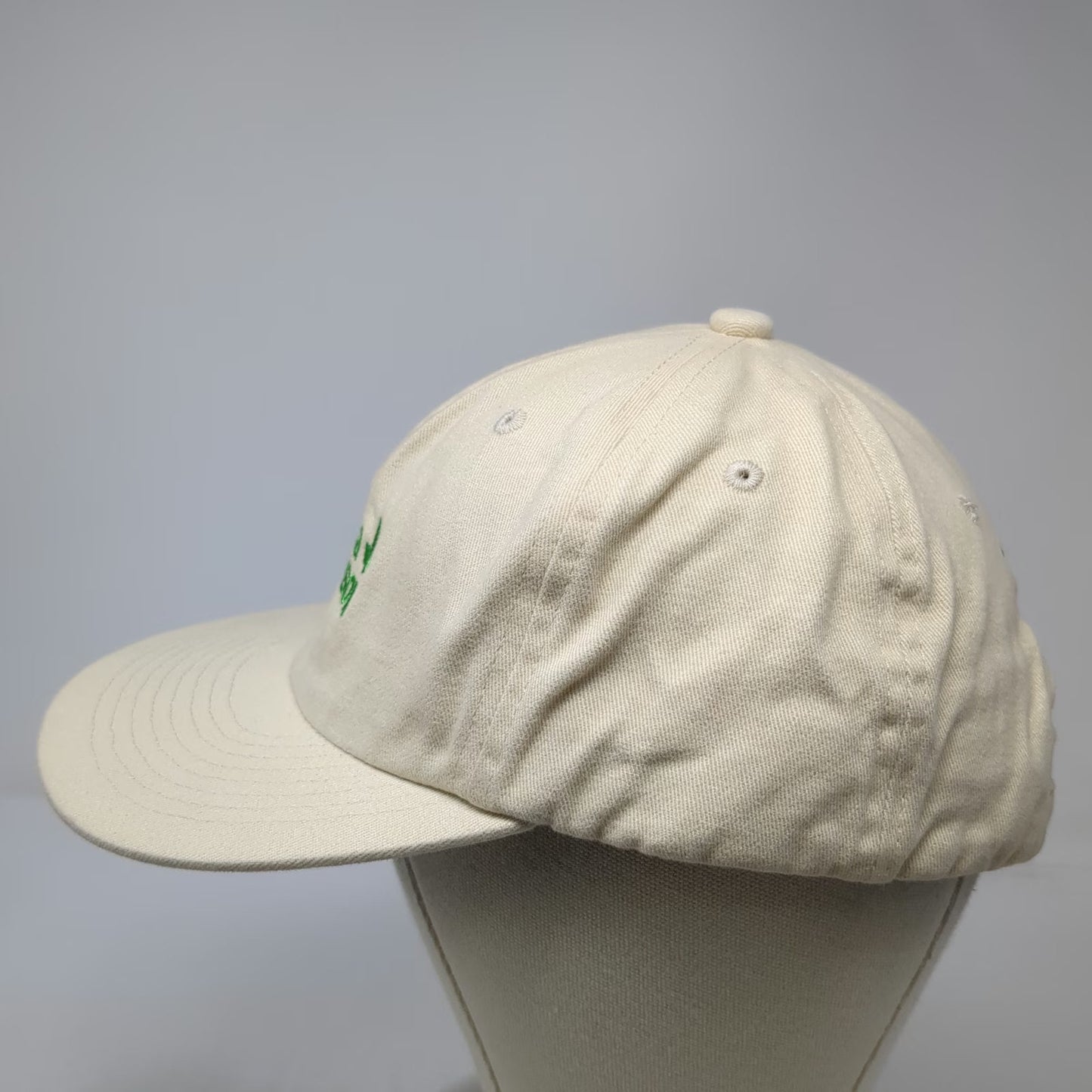 Weld Mfg Baseball Cap Beige Green One Size Data Person Parsely Cotton Hat