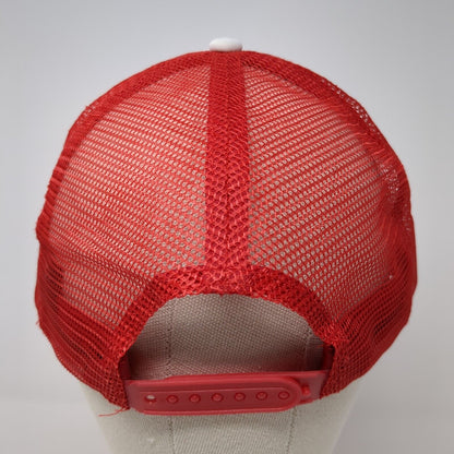 Backstreet Boys DNA World Tour Snapback Trucker Hat Red OS Mesh Back 6 Panel