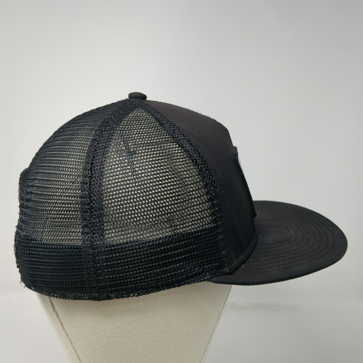 WeldWerks Brewing Trucker Hat Black One Size Mesh Back Flat Brim Snapback Patch
