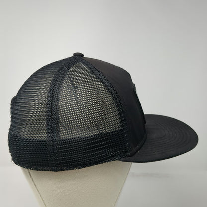 WeldWerks Brewing Trucker Hat Black One Size Mesh Back Flat Brim Snapback Patch
