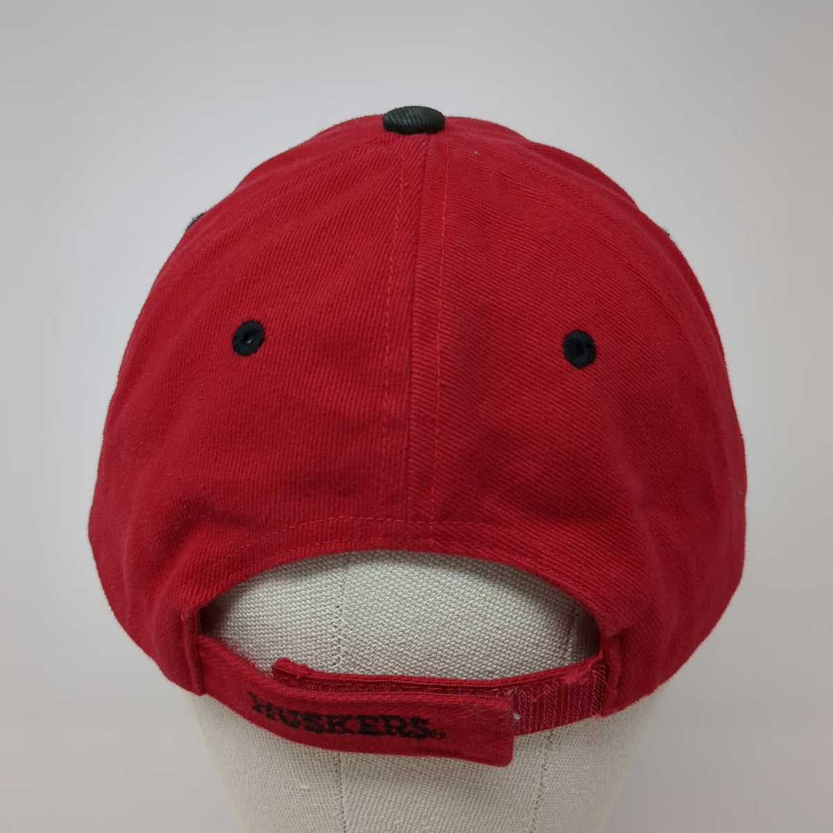 Signatures Nebraska Cornhuskers NCAA Hat Red Black White One Size Strapback Logo