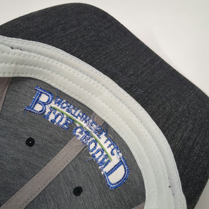 The Game Trucker Hat Gray One Size Blue Ground Northwest LLC Mesh Snapback Brim