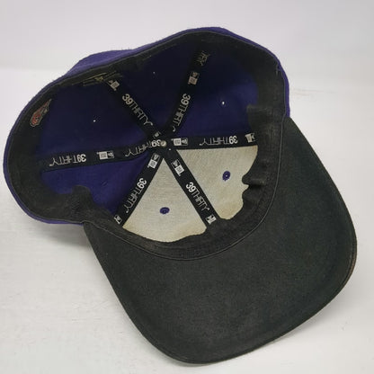 Boise Hawks MiLB New Era Cap Purple L 39THIRTY Stretch Curved Hat