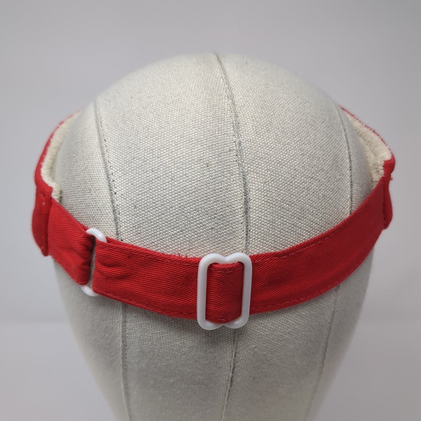 Sanibel Island Slideback Sun Visor Hat Red One Size Adjustable Outdoor