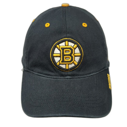 Boston Bruins NHL 47 Cap Black One Size OS Franchise Stretch Fit Hockey Logo Hat