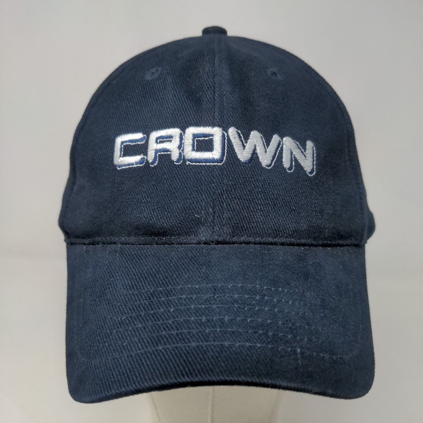 Crown Boiler Company Men's Strapback Hat Blue Size OSFA Embroidered Logo