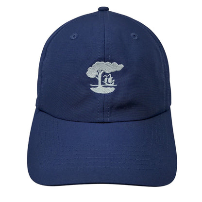 Imperial Coolcore Strapback Hat Blue OSFA Embroidered Tree 6 Panel