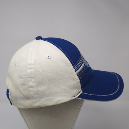 Bud Light Strapback Baseball Cap Blue One Size Adjustable Embroidered 6 Panel