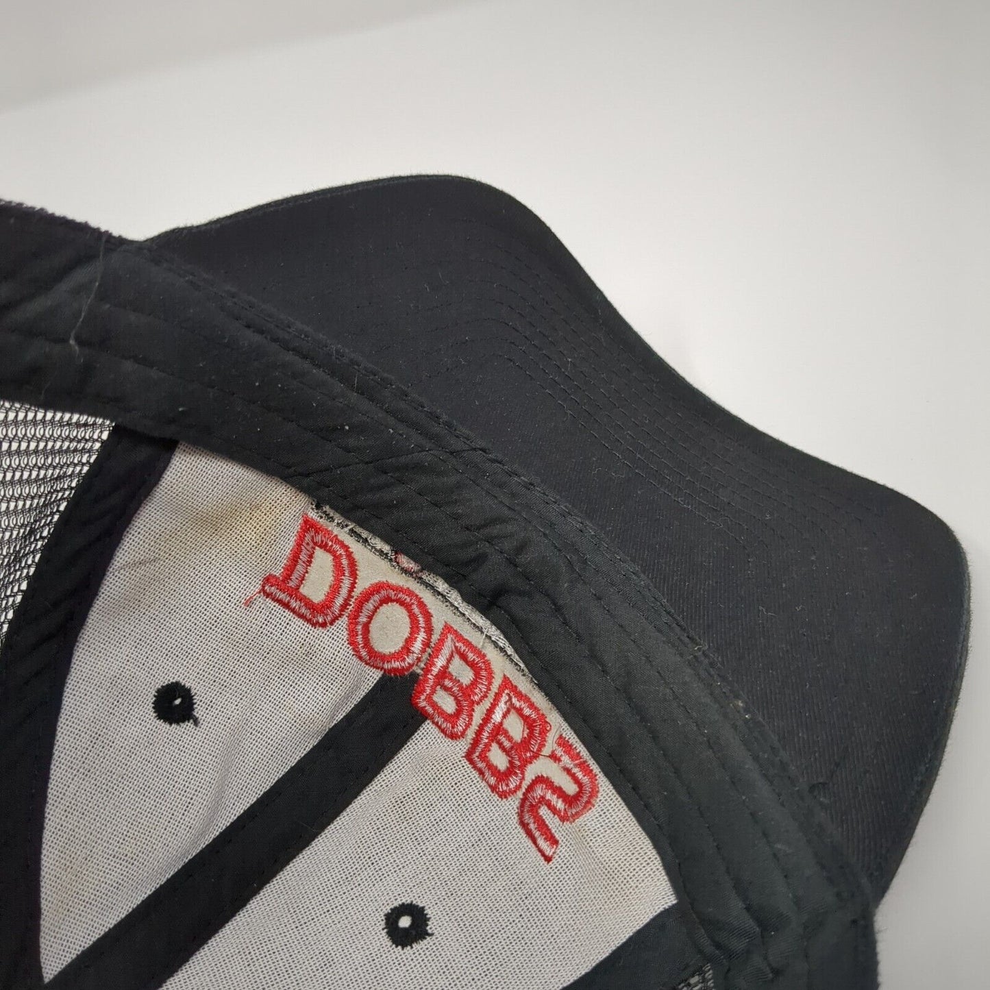 DOBBS Tire Auto Centers Snapback Trucker Hat Black OS Adjustable Mesh Back