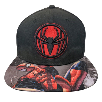Spiderman Snapback Hat Multicolor OSFM Adjustable Marvel 6 Panel