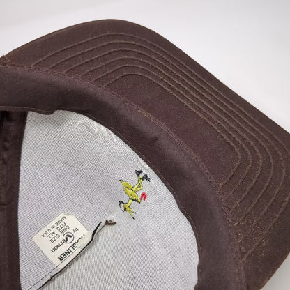 Mr. Crane Inc Crane & Rigging Brown 5 Panel Hat OS Embroidered USA Vintage