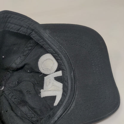 ORL Slideback Hat Black One Size Adjustable Embroidered Vented Holes Cobra