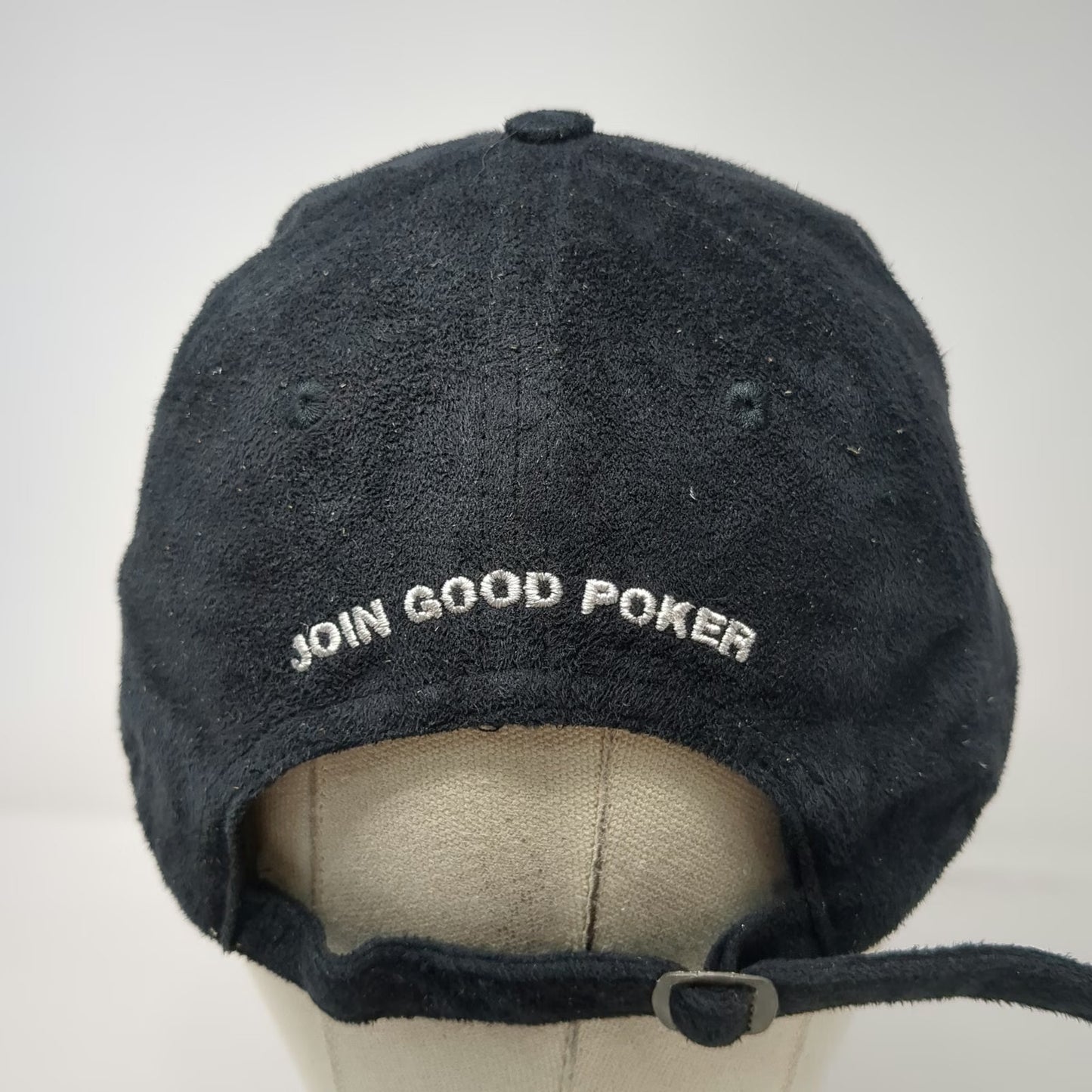 Young Money 5 Panel Black Hat One Size Suede Cards Join Good Poker Strapback