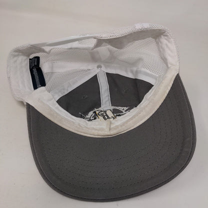 Phillips & Jordan Snapback Mesh Back Trucker Hat Gray One Size Colorblock
