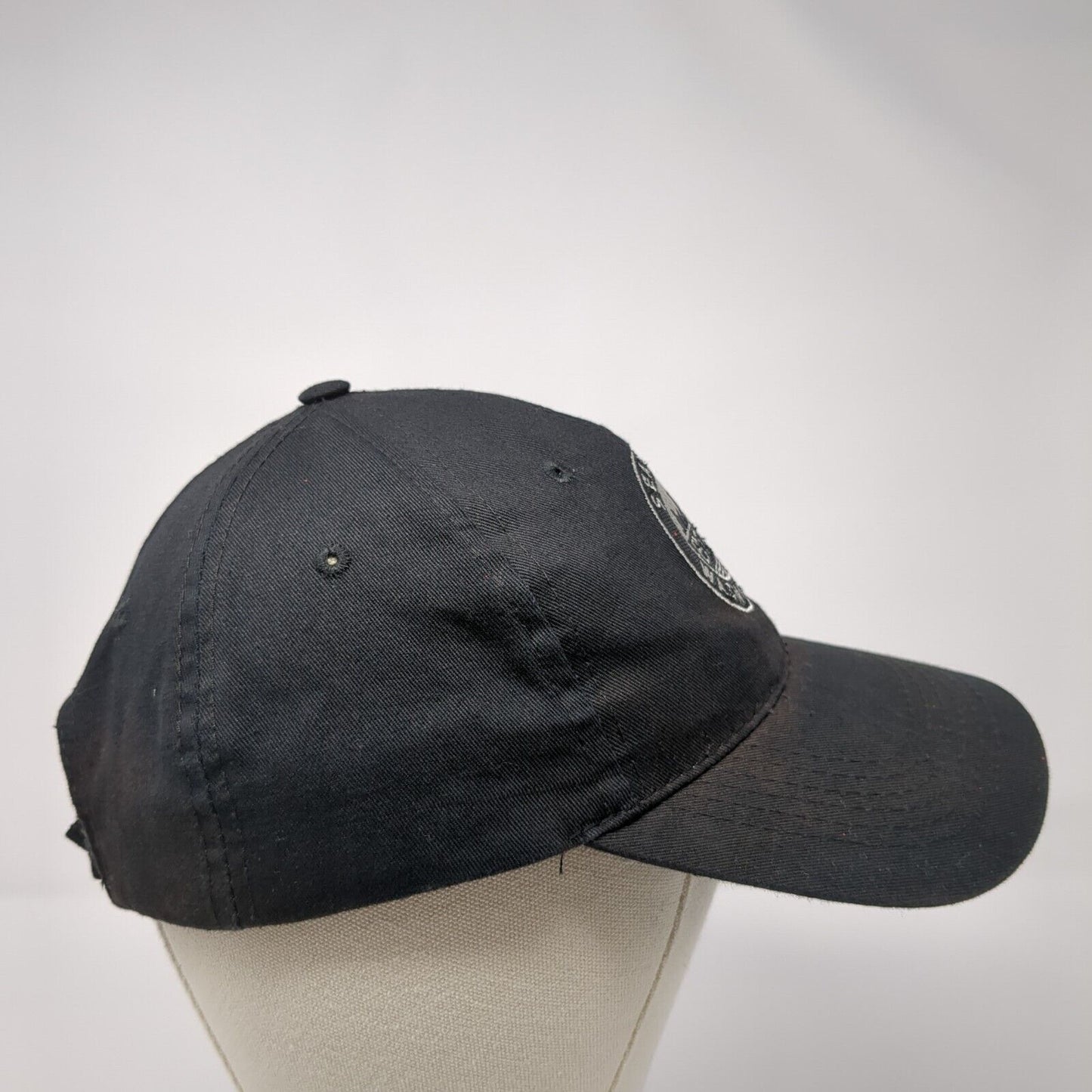 Seattle Washington Est. 1853 Strapback Hat Black OSFA Adjustable Solid