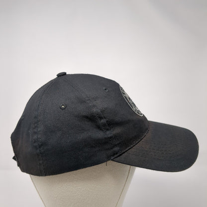 Seattle Washington Est. 1853 Strapback Hat Black OSFA Adjustable Solid