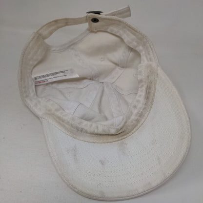 Unbranded Slideback Hat Cream One Size Adjustable 6 Panel Solid Blank