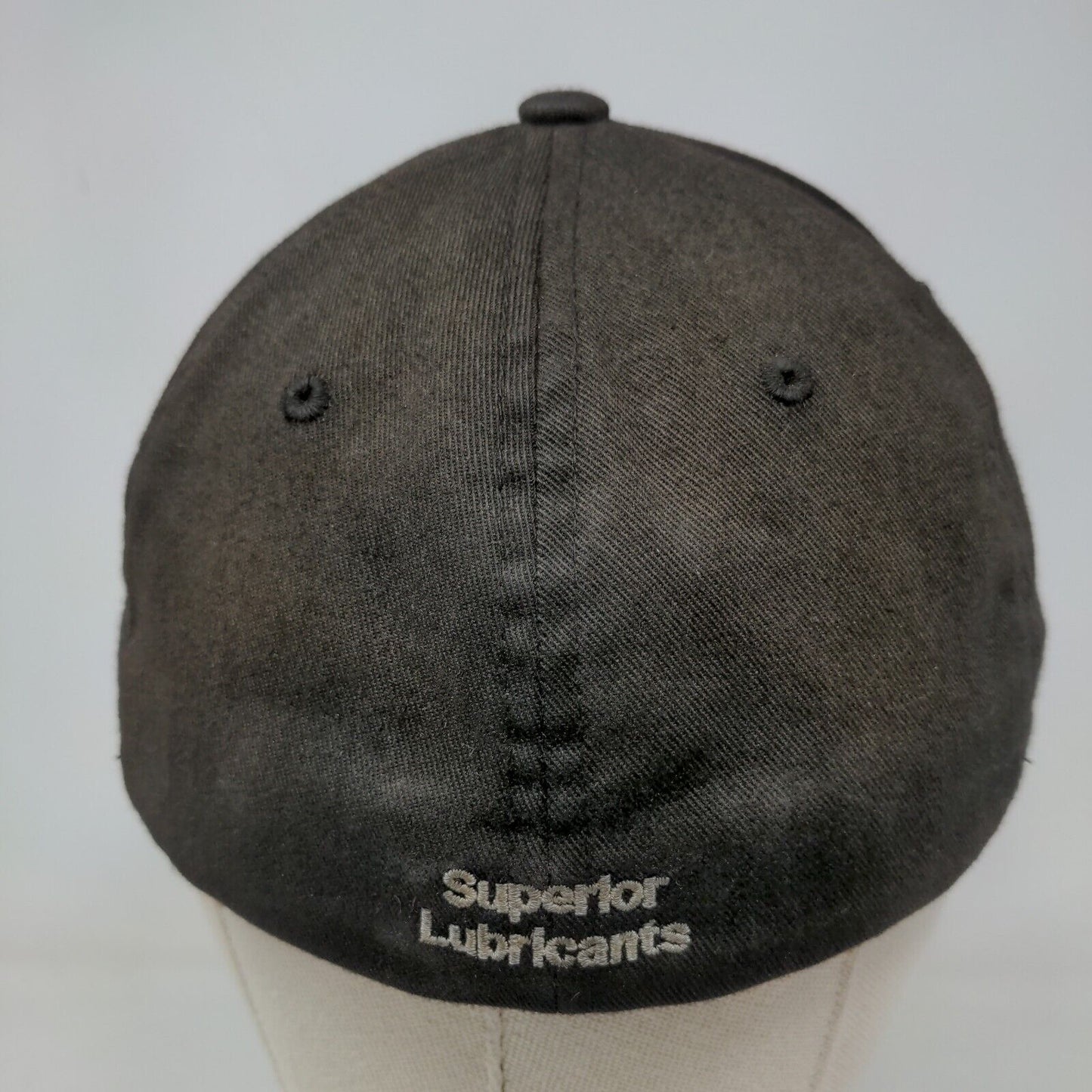 Yupoong Flexfit Men's HPL Superior Lubricants Fitted Hat Black S-M Embroidered