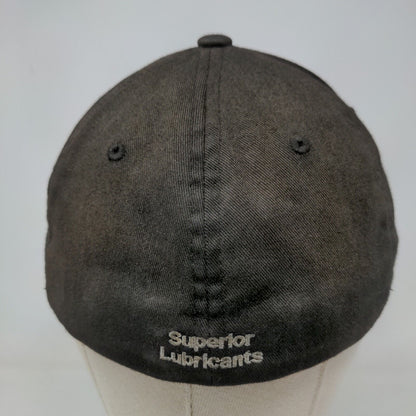 Yupoong Flexfit Men's HPL Superior Lubricants Fitted Hat Black S-M Embroidered