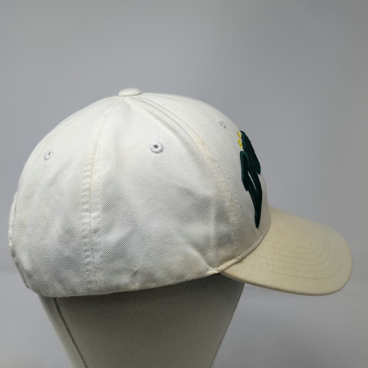 Oregon Ducks NCAA Top of the World Snapback Hat White Green Yellow One Size Logo