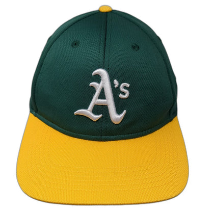 Oakland Athletics MLB OC Sports Green Yellow One Size Baseball Cap Strapback Hat