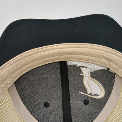 Richardson Trucker Hat Black One Size Pathway Builders Mesh Snapback Contrast