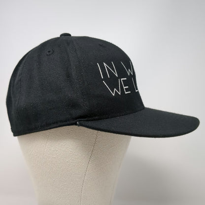 Flexfit Baseball Cap Black 7 1/4 In Water We Live HKD Hooked Isaac Long Hat