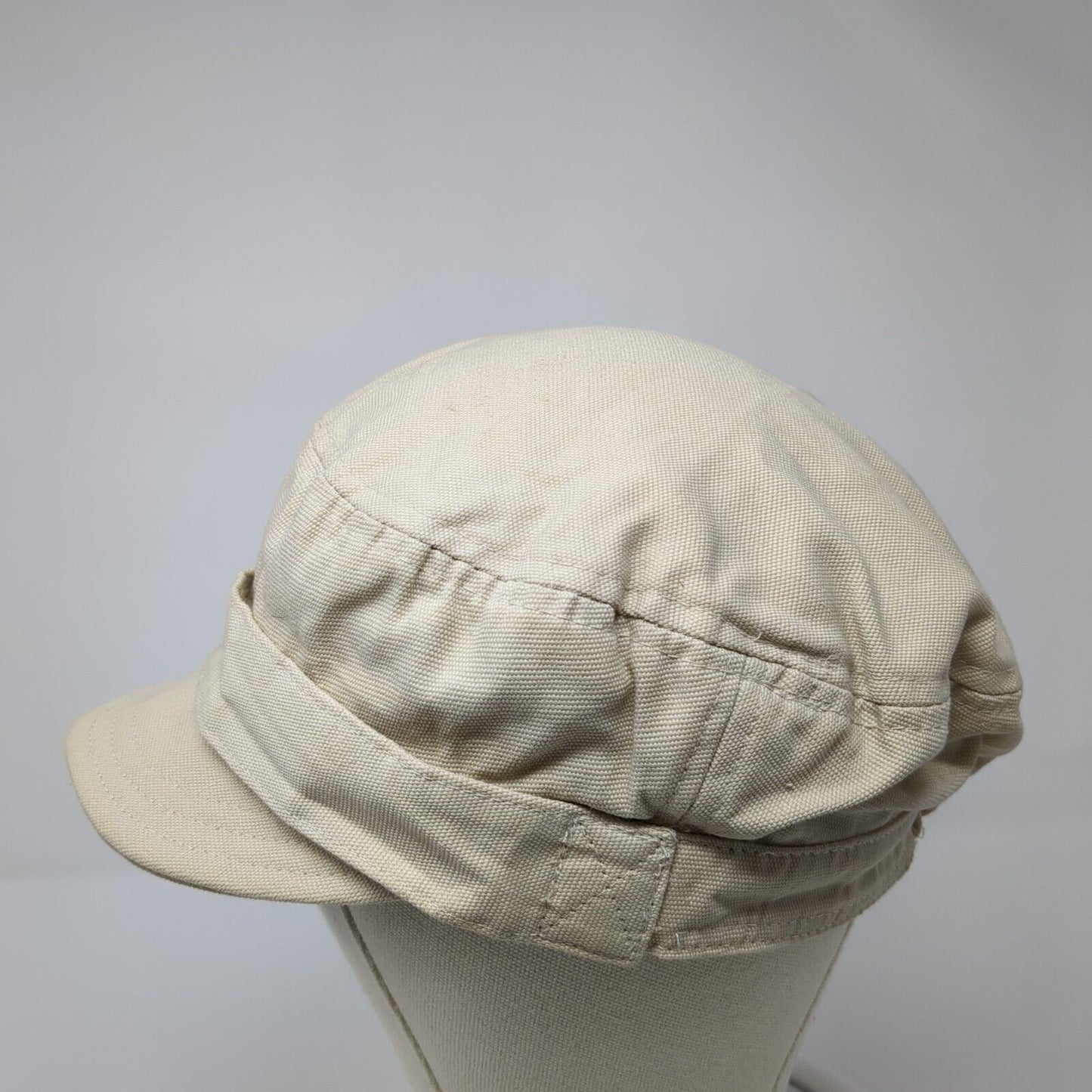 Unbranded Fitted Newsboy Cap Hat Tan One Size Solid Blank Outdoor