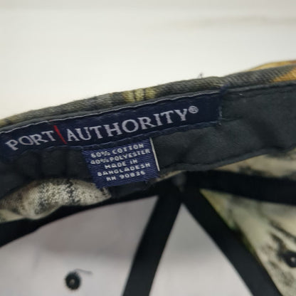 Port Authority Baseball Cap Green Camo OSFM Hilleshög Syngenta Strapback Hat