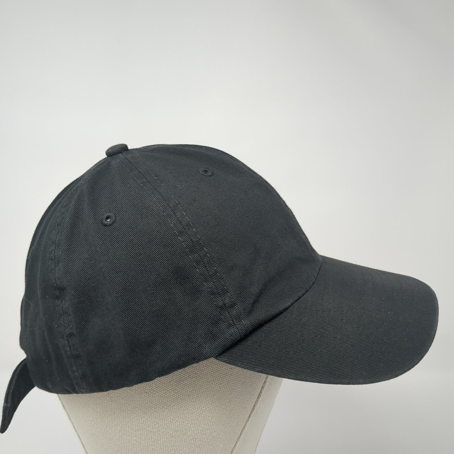 Crumbl Slideback Hat Black One Size Adjustable Solid 6 Panel Outdoor