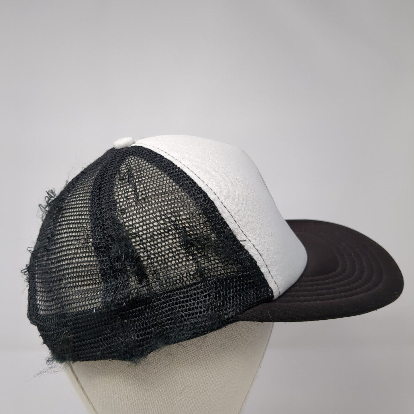 Idaho Freeride Snapback Trucker Hat Black One Size Mesh Back District