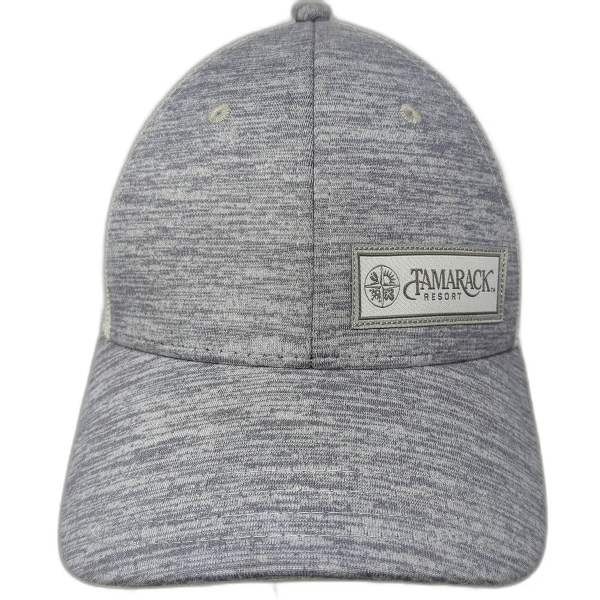 Pukka Trucker Hat Gray One Size Tamarack Resort Snapback Mesh Back Logo Patch