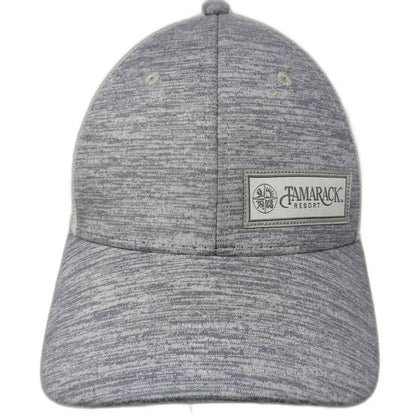 Pukka Trucker Hat Gray One Size Tamarack Resort Snapback Mesh Back Logo Patch