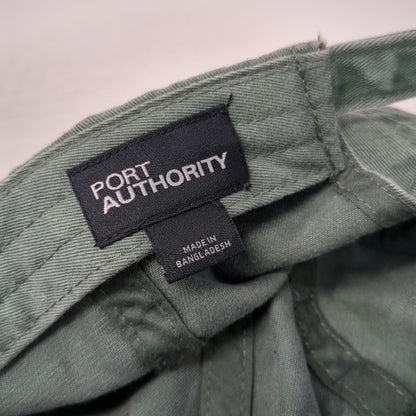 Port Authority Baseball Cap Green One Size Taylor Shellfish Farms Slideback Hat