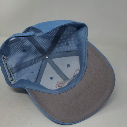 Augusta Men's Strapback Mesh Hat Blue Polyester K Logo Embroidered Lion Pride