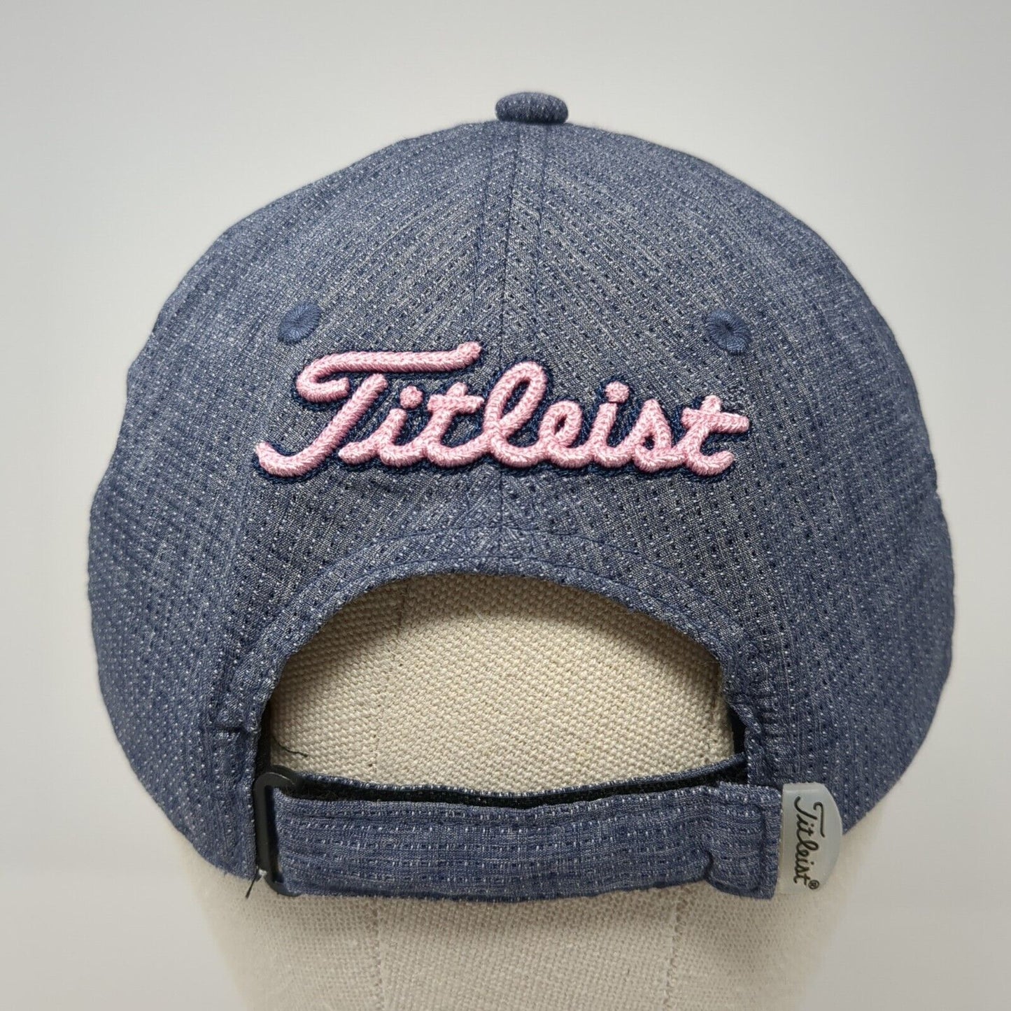 Titleist Slideback Strapback Hat Blue One Size Adjustable Embroidered