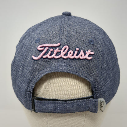 Titleist Slideback Strapback Hat Blue One Size Adjustable Embroidered