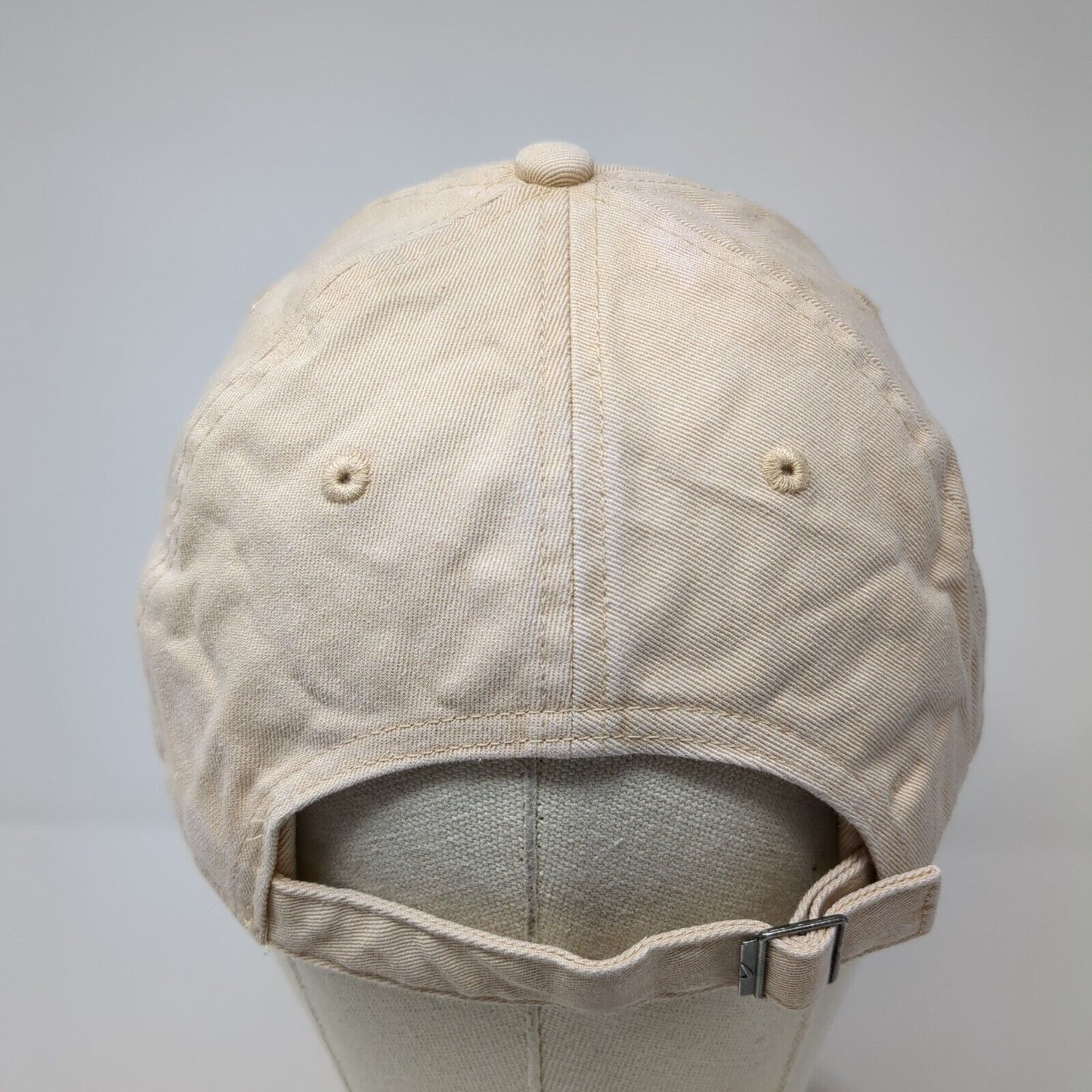 Nike Slideback Hat Tan One Size Adjustable Embroidered Heritage86 Swoosh Cotton