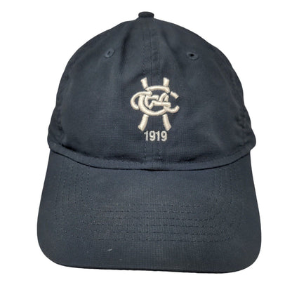 1919 Strapback Hat Blue One Size Adjustable Embroidered 6 Panel Club Cap