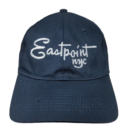 Eastpoint NYC Strapback Hat Blue One Size Embroidered Port & Company