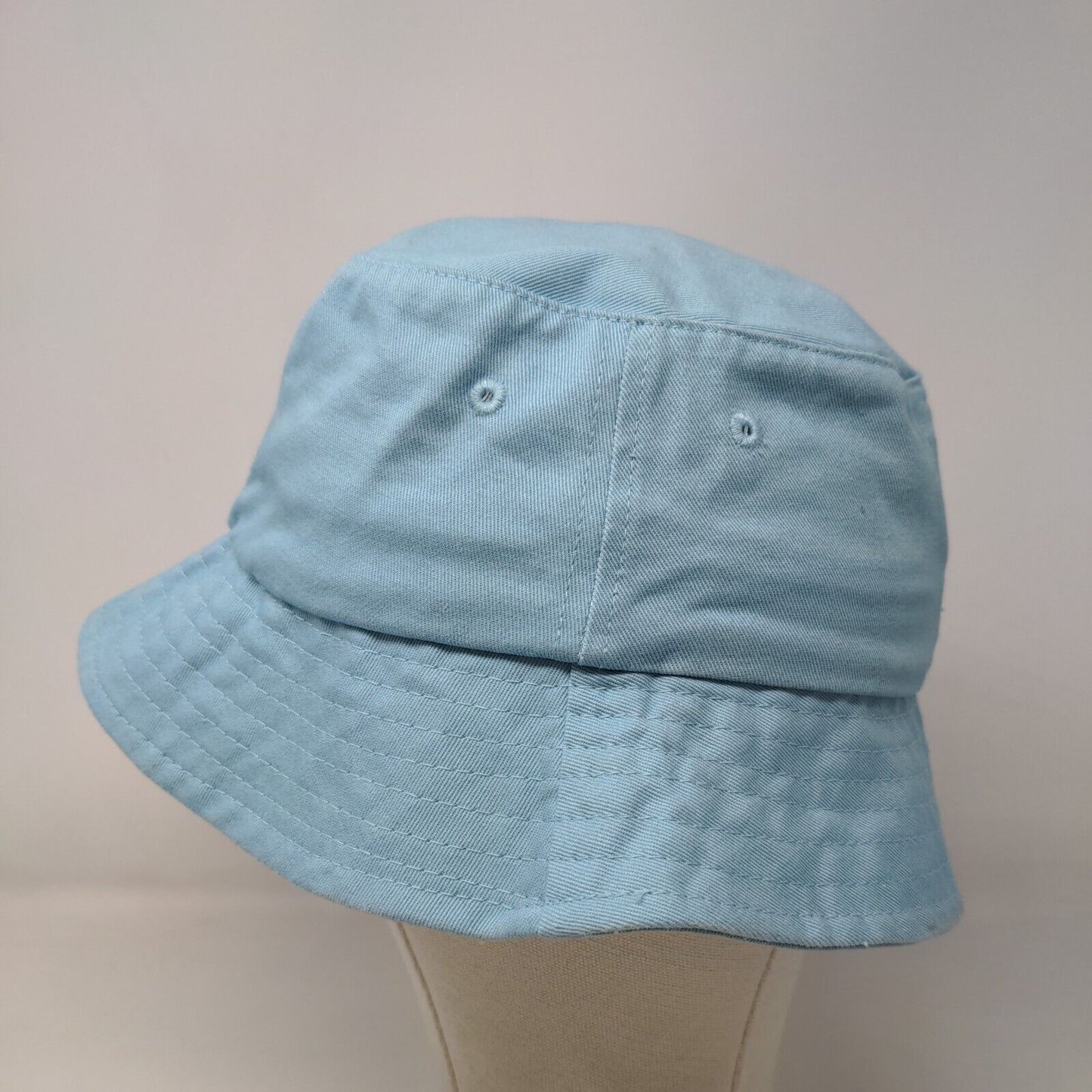 Disney Bambi Butterfly Bucket Hat Blue One Size Embroidered Vent Holes