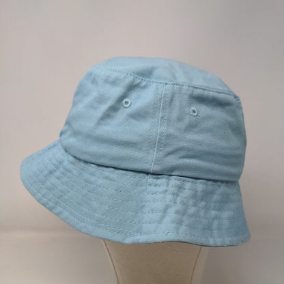Disney Bambi Butterfly Bucket Hat Blue One Size Embroidered Vent Holes