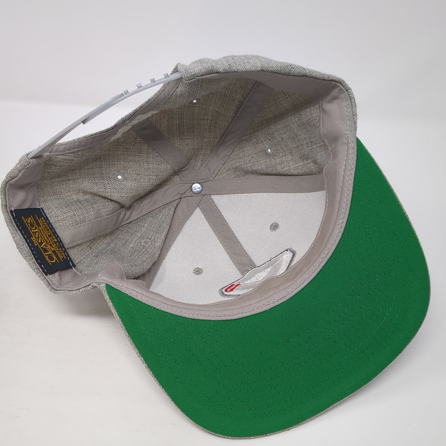 Odi Snapback Hat Gray One Size Adjustable Embroidered The Classics Yupoong